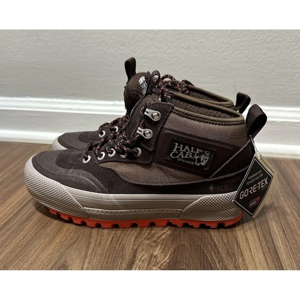 VANS Half Cab MTE-3 Gore-Tex GTX Shoes Boots Red/Brown Sz 5.5 Men/ 7 Women's